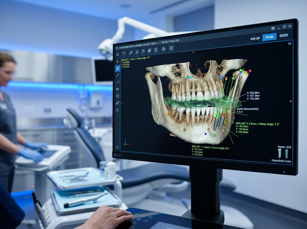 0.1mm単位で顎骨を立体解析する院内3D CT